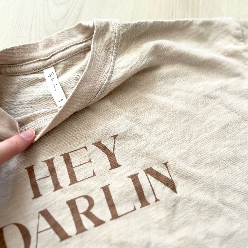 Rylee + Cru Cream ‘Hey Darlin' Tee